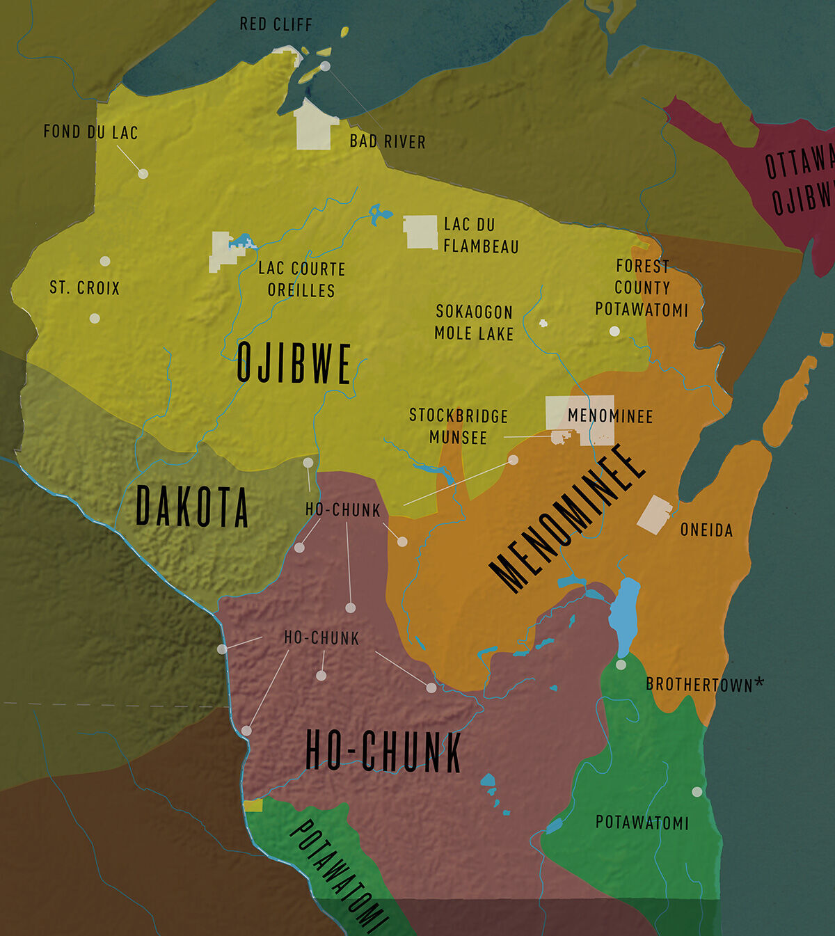 Tribal Lands circa 1800
